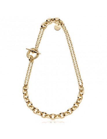 Unoaerre Necklace - Fashion Jewelery - Gold - Rolò Chain - 10EXH0015