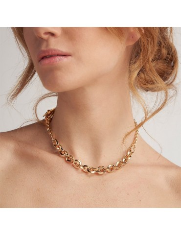 Unoaerre Necklace - Fashion Jewelery - Gold - Rolò Chain - 10EXH0015 2