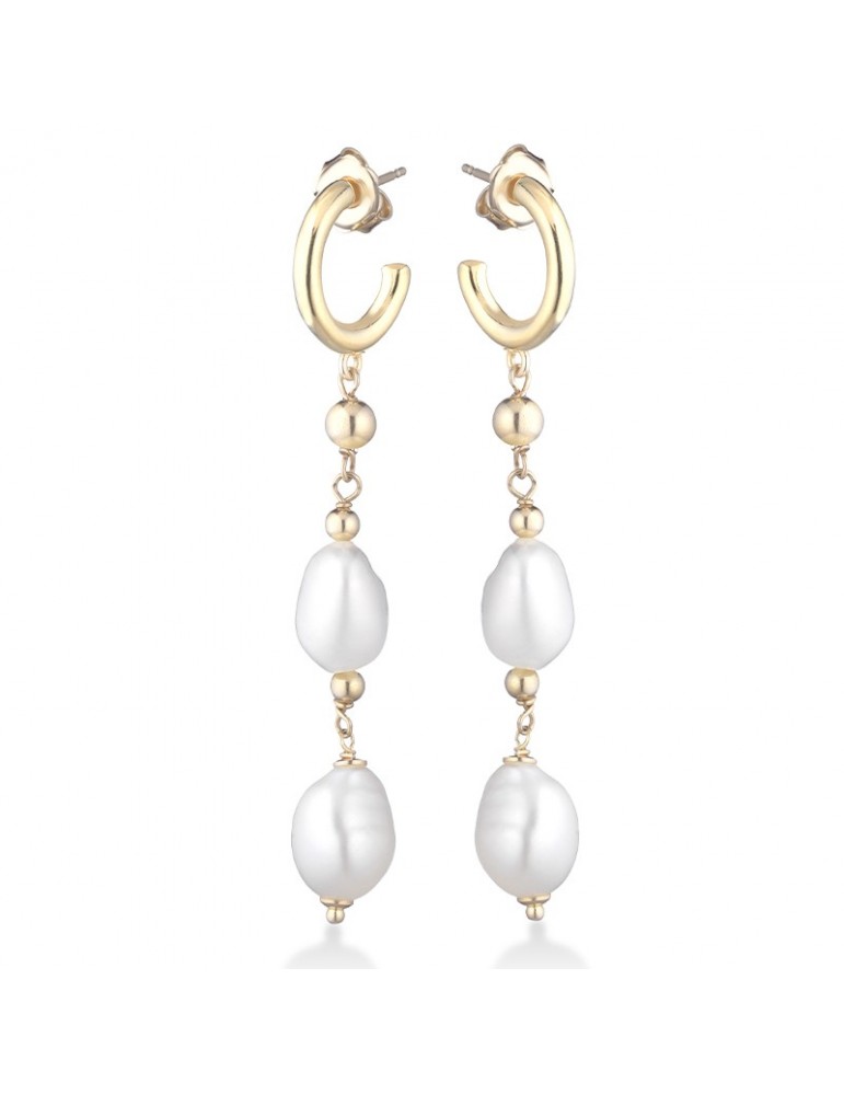Orecchini Lelune Glamour - Carolyne - Argento 925% - Perle - LGEA2972