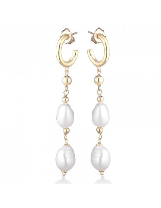 Orecchini Lelune Glamour - Carolyne - Argento 925% - Perle - LGEA2972