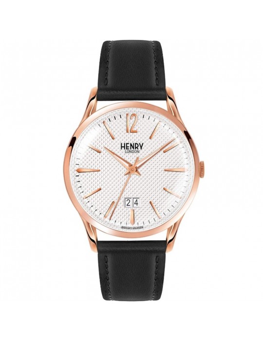 Henry London Watch - Edgeware - Black - 41mm - White - HL41JS0038 Henry London Watch - Edgeware - Black - 41mm - White - HL41JS0038