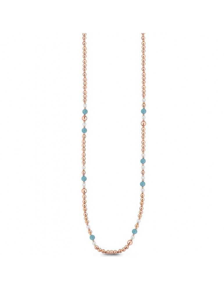 Collana Lelune Glamour - Blanchette -  Argento-Pietre Naturali-LGNK143