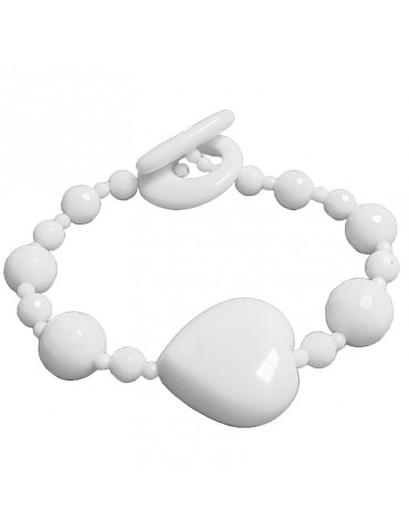 Bracciale Rajola - Cuore Matto - Elementi - Pasta Bianca - 5682321