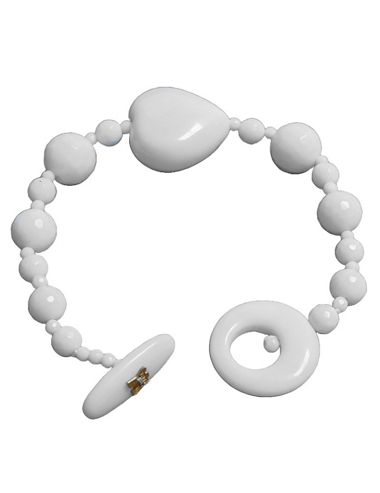 Bracciale Rajola - Cuore Matto - Elementi - Pasta Bianca - 5682321