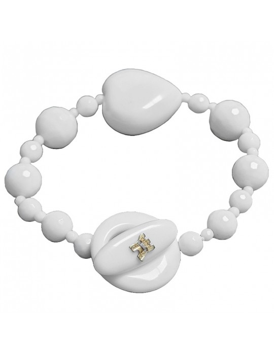 Rajola Bracelet - Crazy Heart - Elements - White Paste - 5682321