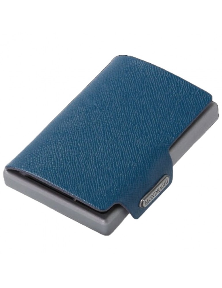 Portafoglio Mondraghi Saffiano Plus Pelle Blu-Portamonete-MC-31110