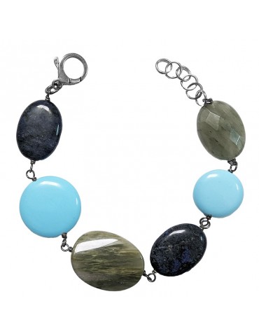 Bracciale Della Rovere - Pasta Turchese - Dumortierite - BRDR076 2