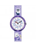 Orologio Flik Flak-Chasing Clouds-Viola-32mm-Coniglietti Piloti-FBNP220