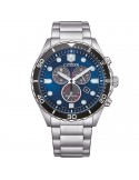 Orologio Citizen - Of Sport Crono - Eco-Drive 43mm Blu Nero - AT2560-84L
