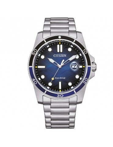 Orologio Citizen Uomo - Of Marine Eco-Drive 41mm Blu - AW1810-85L