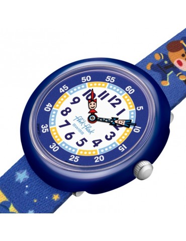 Orologio Flik Flak - Paws Up - 32mm - Blu - Guardie e Ladri - FBNP221 2