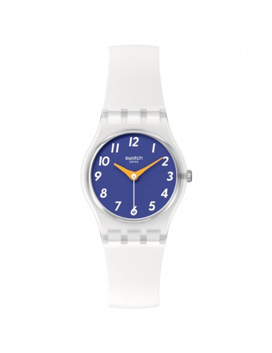 Orologio Swatch - The Gold Within You-Solo Tempo-Bianco-25mm-Blu-LE108