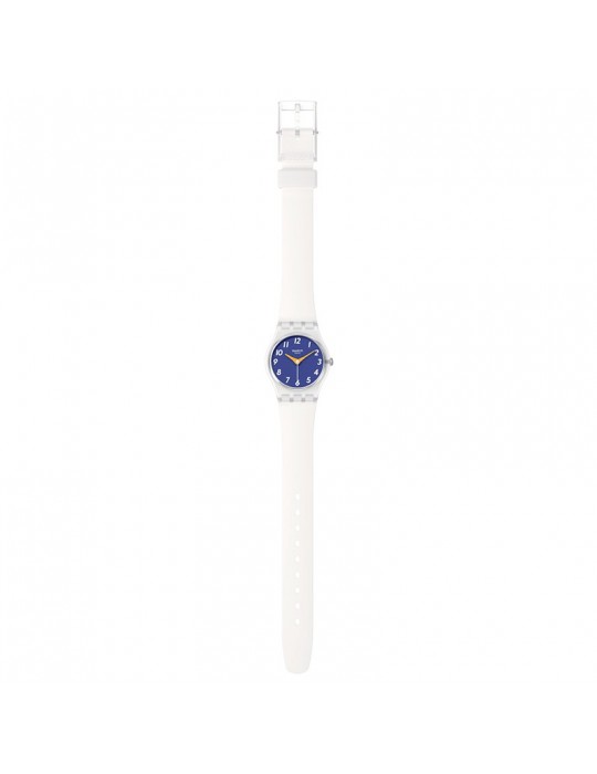 Orologio Swatch - The Gold Within You-Solo Tempo-Bianco-25mm-Blu-LE108