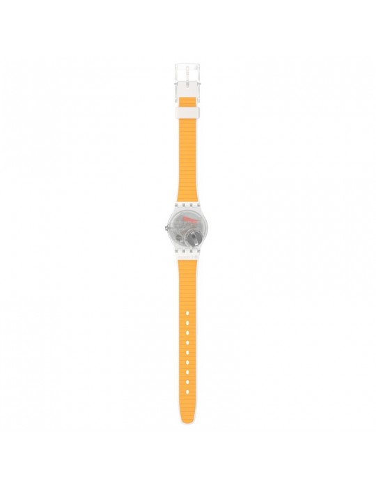 Orologio Swatch - The Gold Within You-Solo Tempo-Bianco-25mm-Blu-LE108