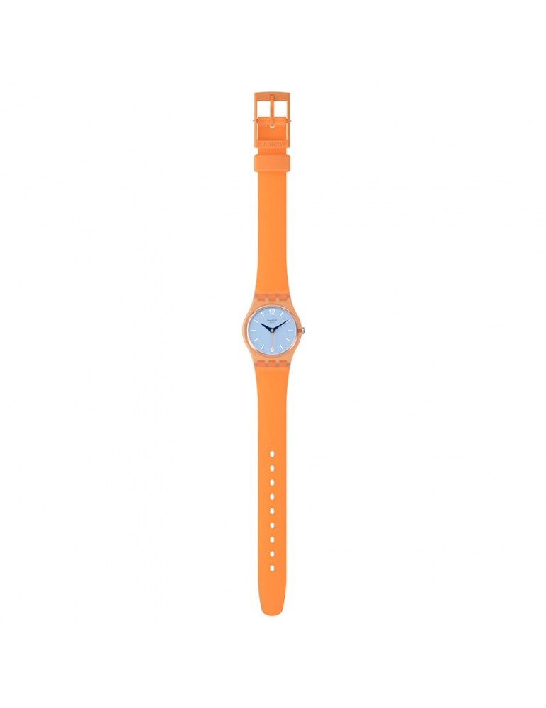 Swatch Watch - View From a Mesa - Orange - 25mm - Light Blue - LO116