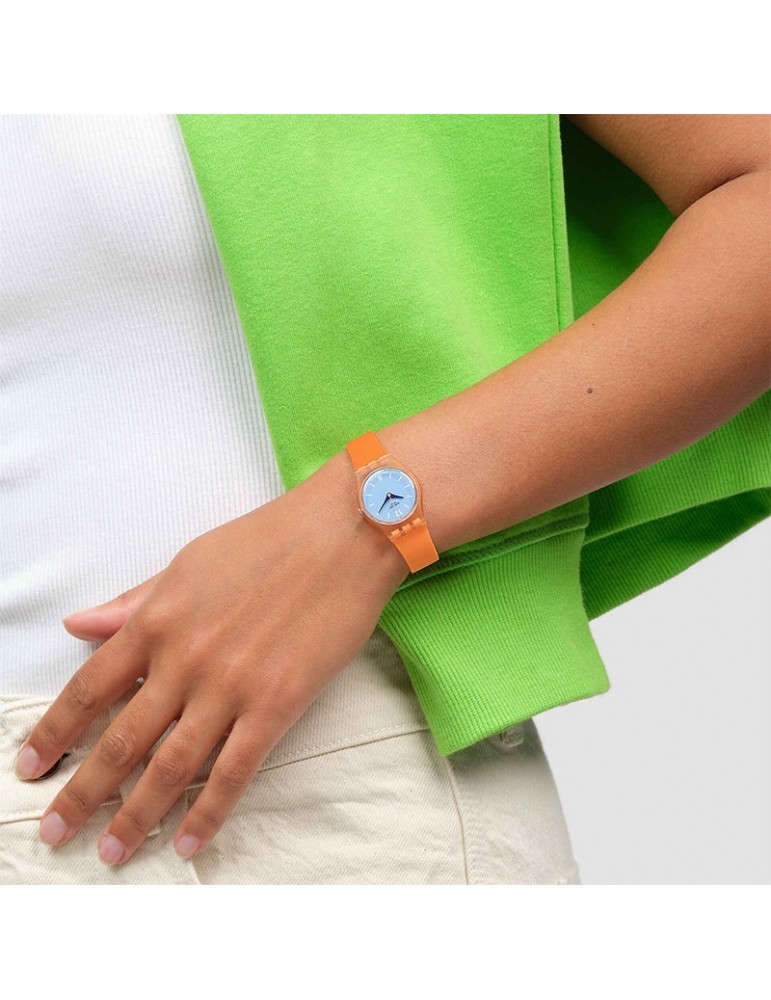 Orologio Swatch - View From a Mesa - Arancione - 25mm - Azzurro -LO116