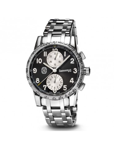 Eberhard Men's Watch - Tazio Nuvolari Automatic Mechanical Chronograph 41mm Black - 0