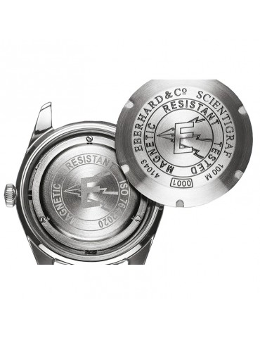 Eberhard Men's Watch - Scientigraf Automatic Mechanical 41mm Black Vintage - 0 2