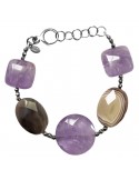 Bracciale Della Rovere - Ametista - Agata Botswana - BRDR068