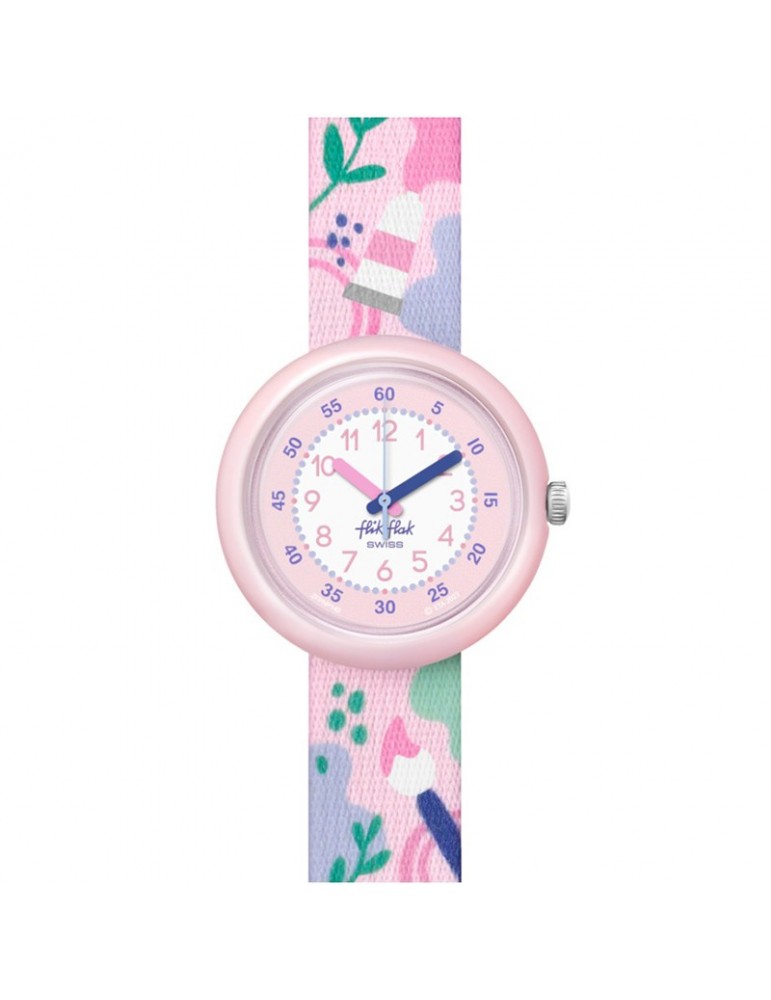 Orologio Flik Flak - Art Lover - Rosa - 32mm - Multicolore - FPNP142