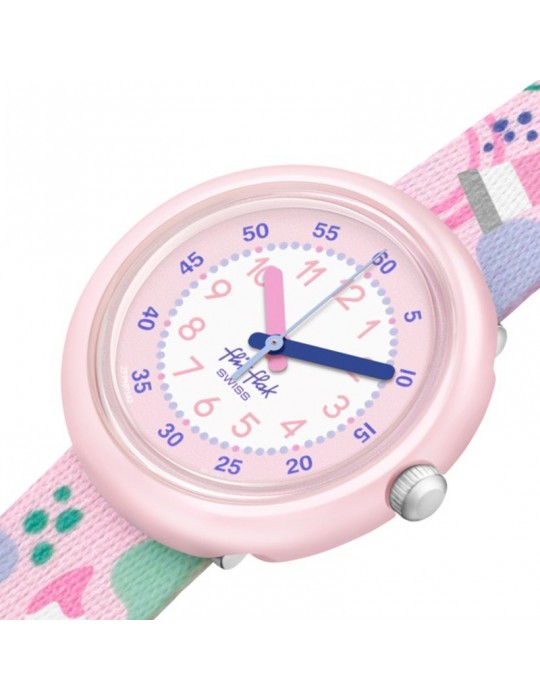 Flik Flak Watch - Art Lover - Pink - 32mm - Multicolor - FPNP142