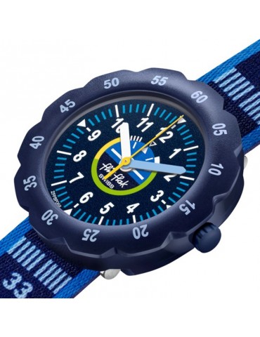 Orologio Flik Flak - Take Off - 35mm - Blu - Aerei - FPSP068 2