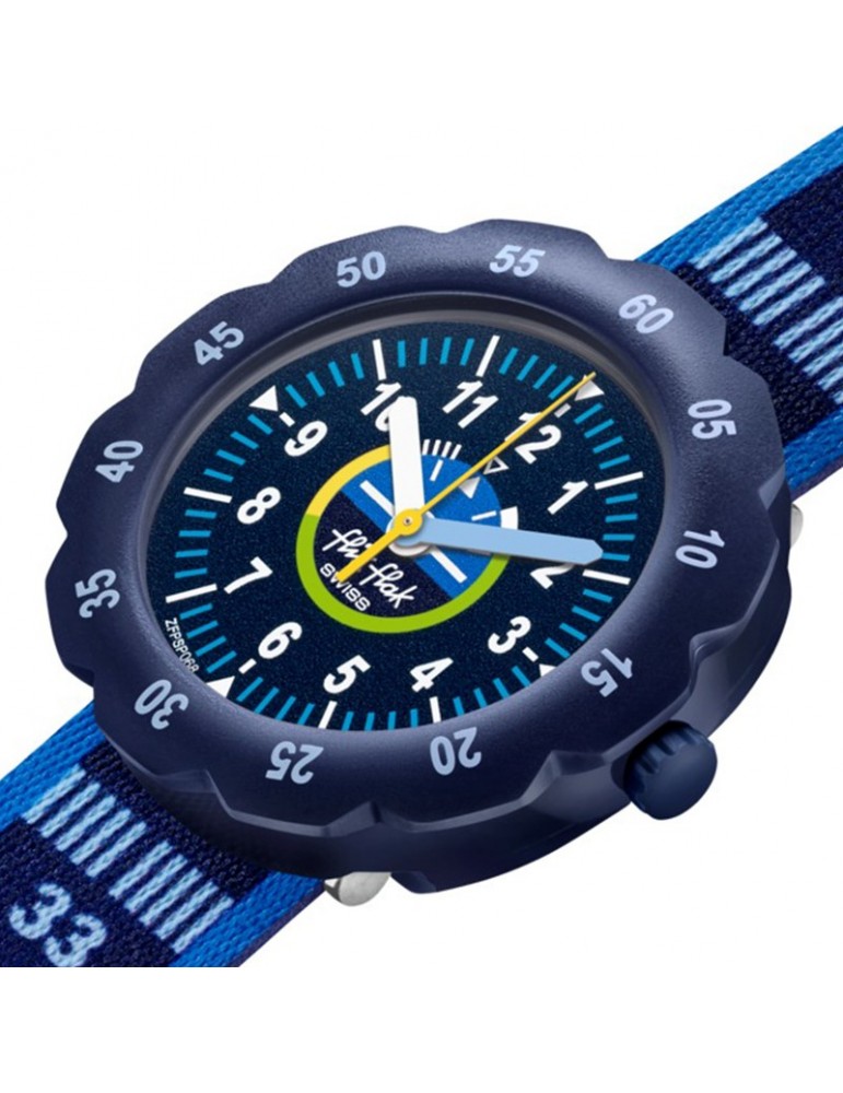 Flik Flak Watch - Take Off - 35mm - Blue - Aircraft - FPSP068