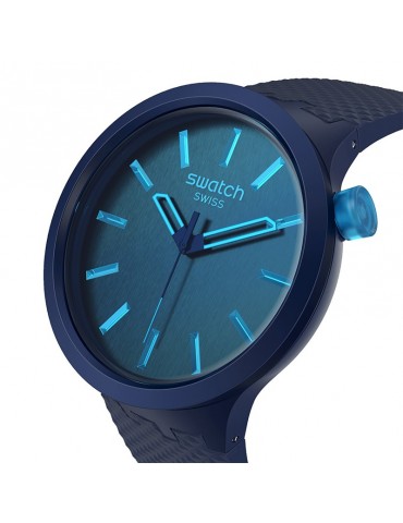 Orologio Swatch - Essentials - Indigo Glow - 47mm - Blu - SB05N113 2