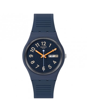 Swatch Watch - Trendy Lines At Night - Blue - 34mm - SO28I700