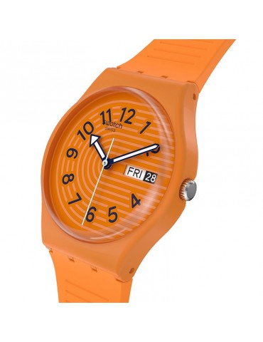 Swatch Watch - Trendy Lines In Sienna - Orange - 34mm - SO28O703 2