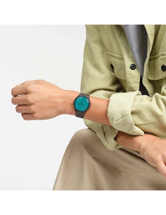 Swatch watch - Essentials - Dark Duality -Brown-41mm-Blue-SO29C100