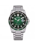 Citizen Men's Watch - Of Marine Eco-Drive 41mm Green - 0