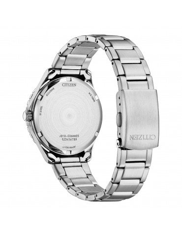 Citizen - Of Marine Eco-Drive 37mm Blue Black Watch with Date - 0 2