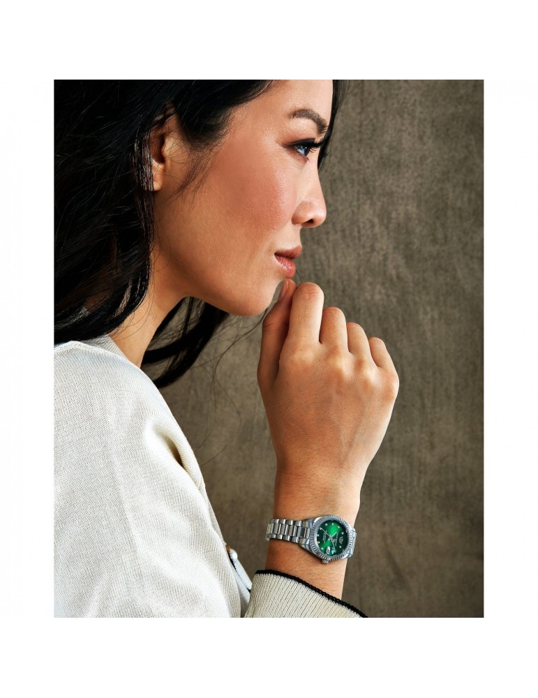 Orologio Philip Watch - Caribe Urban Quarzo 28mm Verde - Diamanti - R8253597649