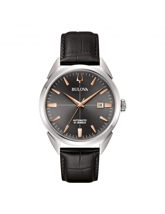 Orologio Bulova Uomo - Sutton Automatico 41mm - Antracite Rose Gold - 96B422