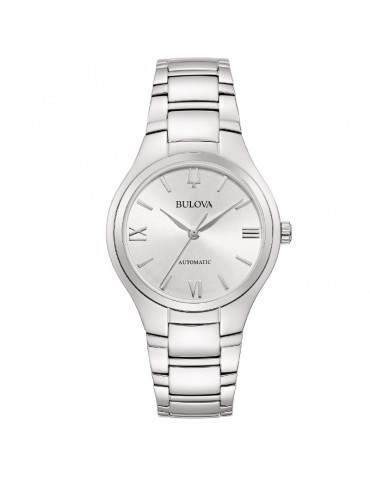Bulova Women's Watch - Classic Lady Automatic 34mm Silver - 0