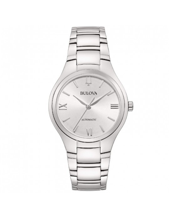 Orologio Bulova Donna - Classic Lady Automatico 34mm Argento - 96L318