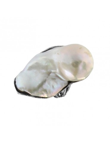 Della Rovere Ring - in 925% Silver - Baroque Pearl - ANMPFG1401 2