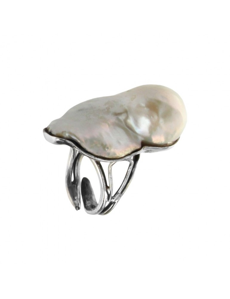 Anello Della Rovere - in Argento 925% - Perla Barocca - ANMPFG1401