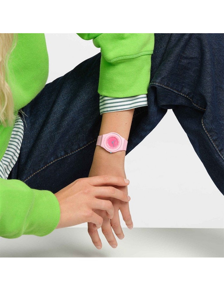 Orologio Swatch - Essentials - Radiantly Pink - 34mm - Rosa - SS08P110