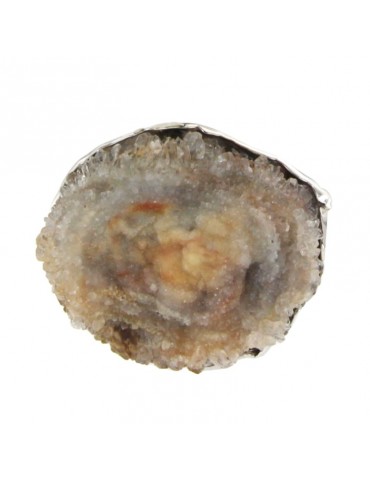 Anello Della Rovere - in Argento 925% - Pietra Lavica - FR127 2