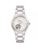 Bulova Women's Watch - Classic Lady Automatic Open Heart 34mm Mother of Pearl - 0