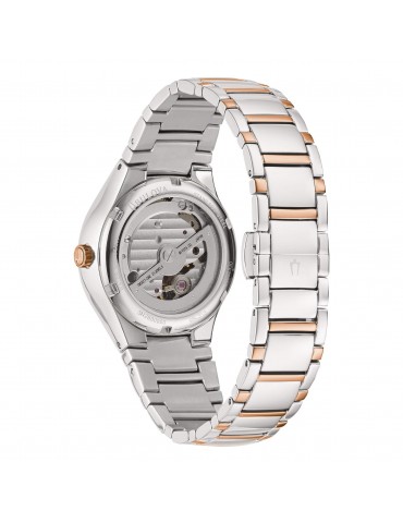 Bulova Women's Watch - Classic Lady Automatic 34mm Silver Rose Gold - 0 2
