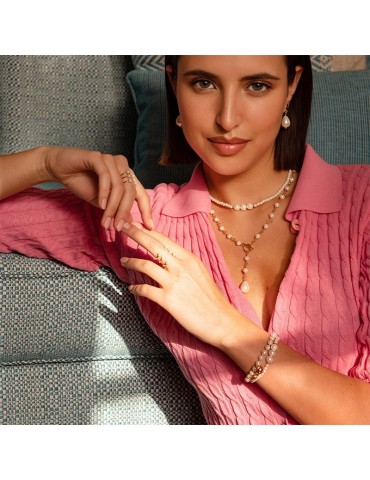 Bracciale Rue Des Mille-Whiteside-Argento 925%-Perle-Campanelli-BR019M1AU 2