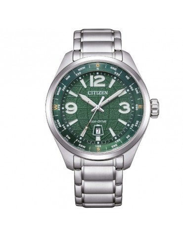 Citizen Men's Watch - Urban Traveler Eco-Drive 42mm Green - 0
