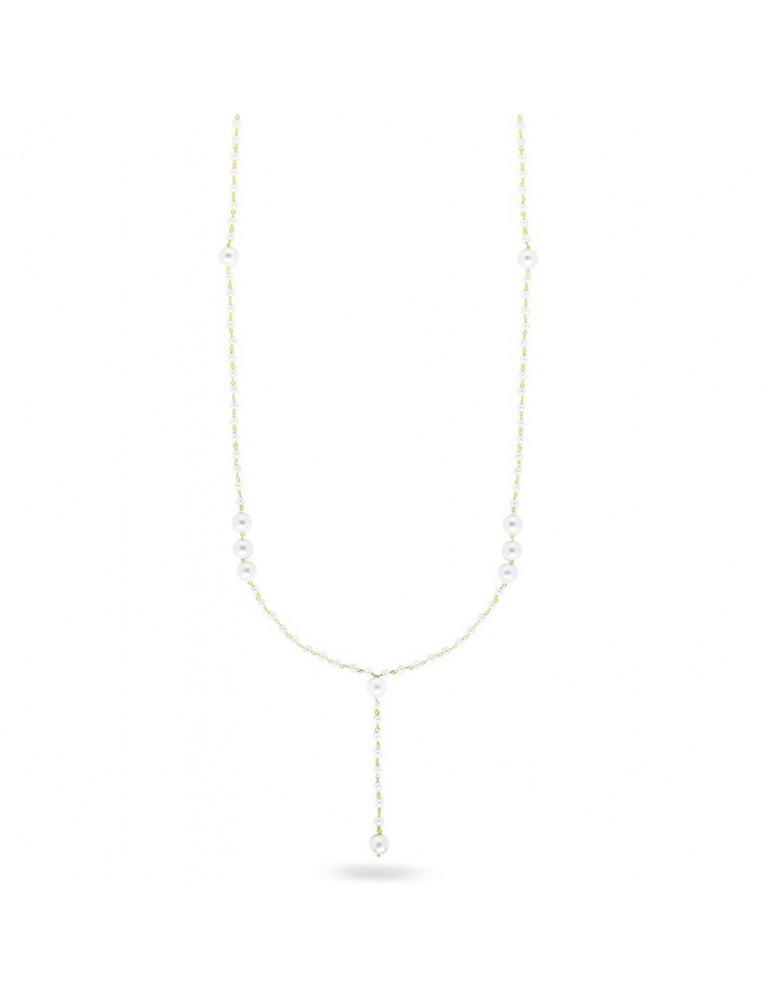 Rue Des Mille Necklace - Whiteside - Long - Shell Pearls - CL019M2AU
