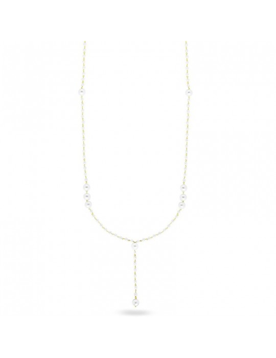 Rue Des Mille Necklace - Whiteside - Long - Shell Pearls - CL019M2AU