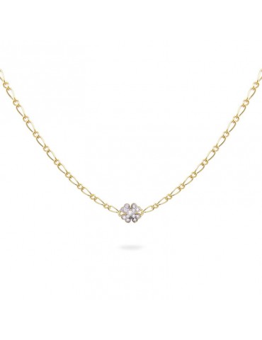 Girocollo Rue Des Mille - Shapes - Quadrifoglio-Zirconi-GRZ020M1QUADAU