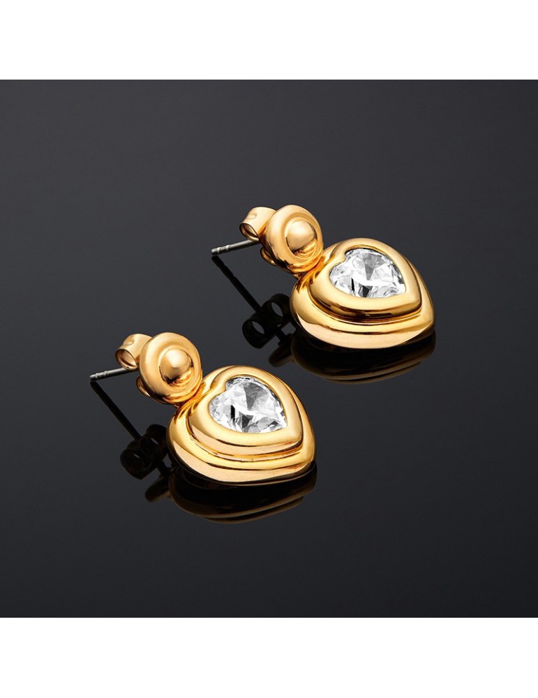 Orecchini Chiara Ferragni - Bold - Pendenti-Cristallo a Cuore-J19AXP04