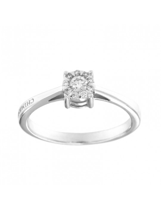 Chimento Ring - Tradition Diamond Bouquet in 18k White Gold with Natural Diamonds 0.17ct - 0